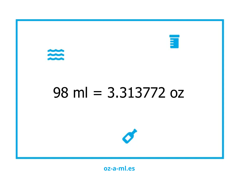 98 ml a oz