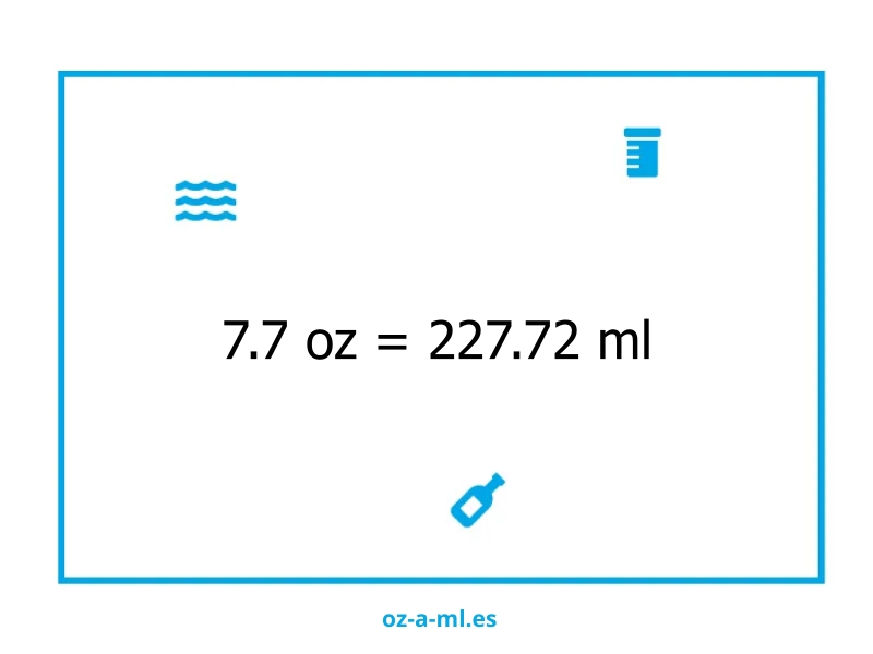 7.7 oz a ml