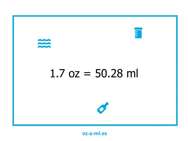 1.7 oz a ml