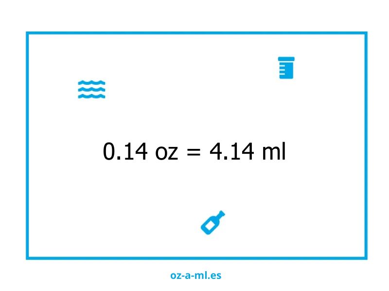 0.14 oz a ml