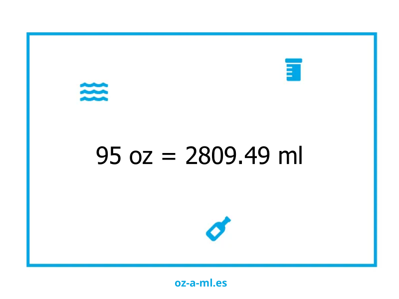 95 oz a ml