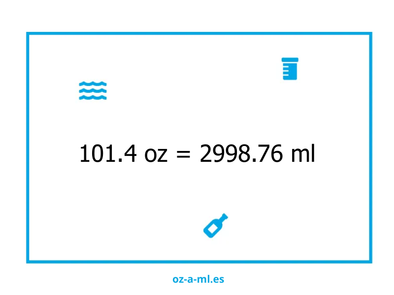 101.4 oz a ml
