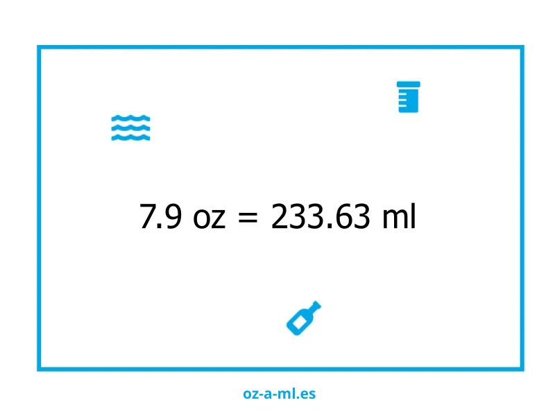7.9 oz a ml