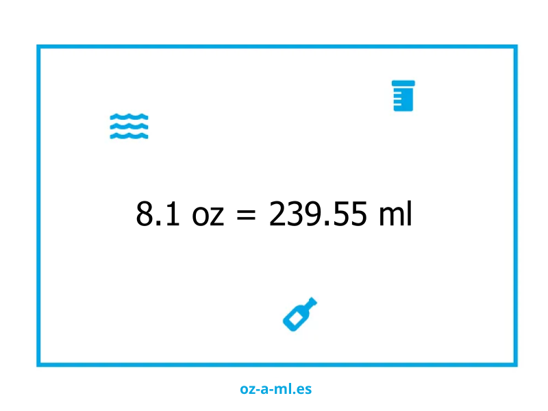 8.1 oz a ml