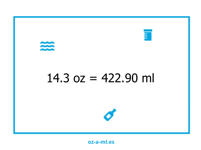14.3 oz a ml