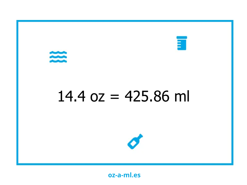 14.4 oz a ml