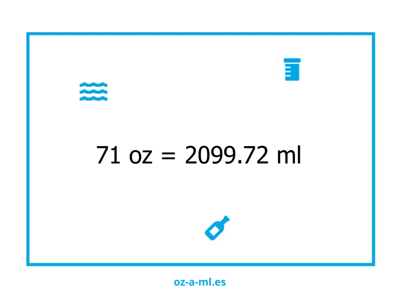 71 oz a ml