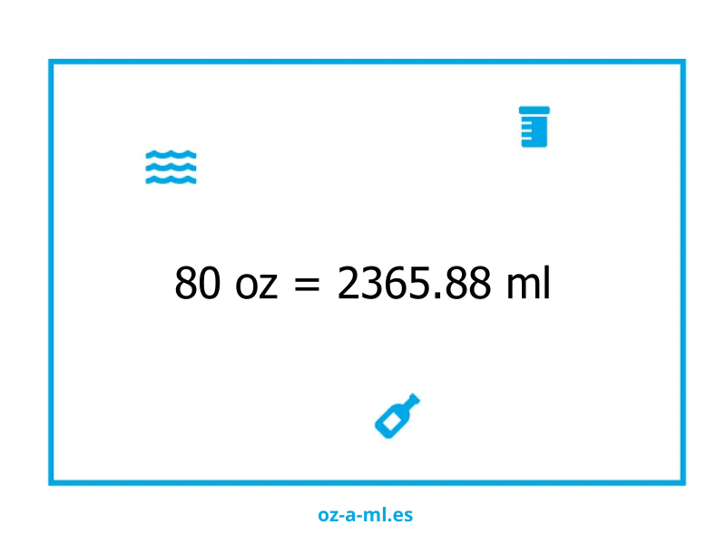 80 oz a ml