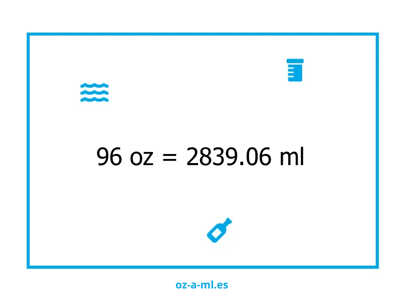 96 oz a ml