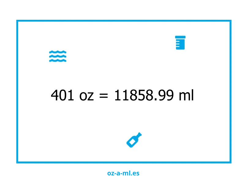 401 oz a ml