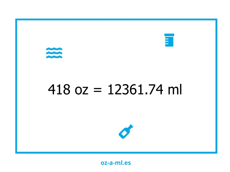418 oz a ml