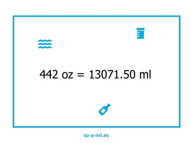 442 oz a ml