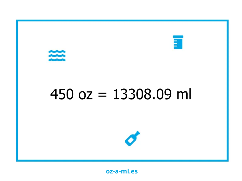 450 oz a ml
