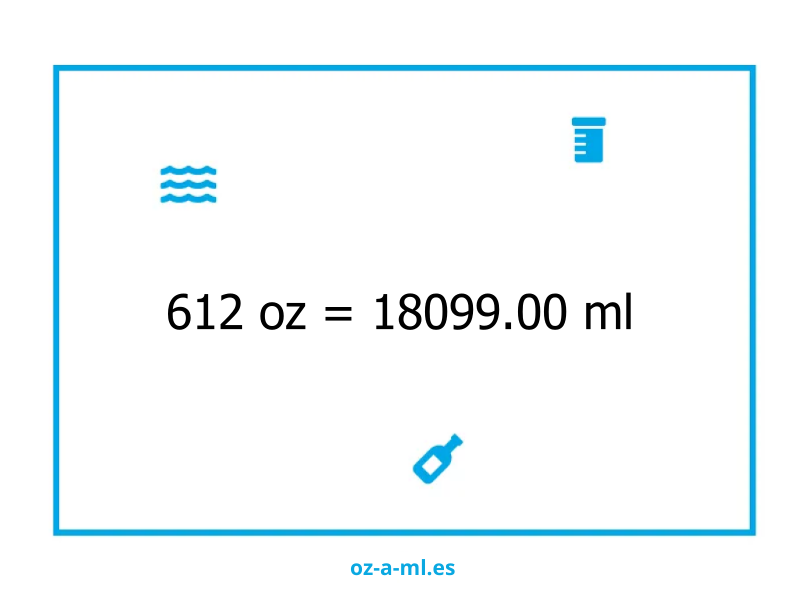 612 oz a ml