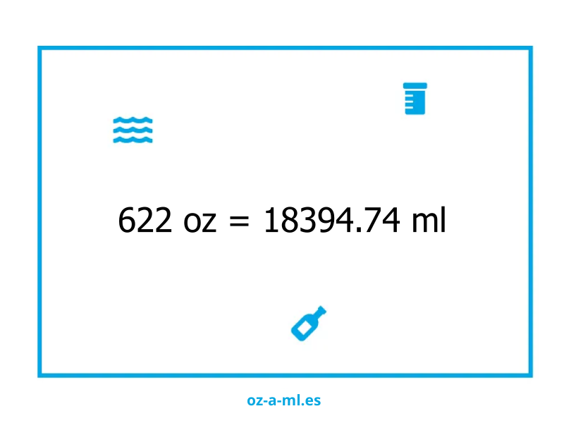 622 oz a ml