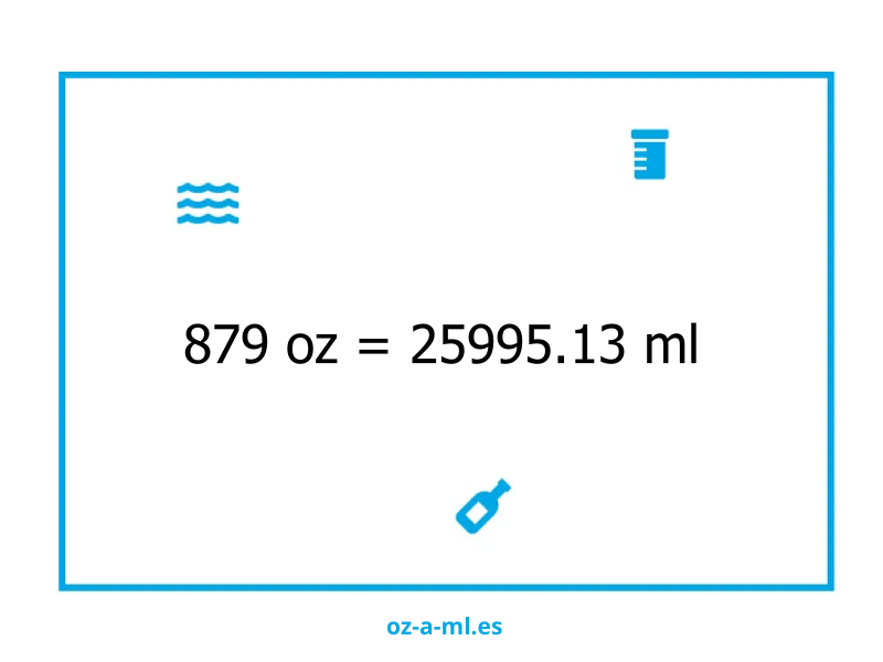 879 oz a ml
